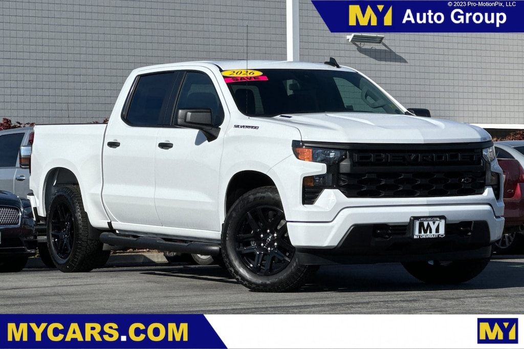 New 2026 Chevrolet Silverado 1500 Custom Truck Crew Cab