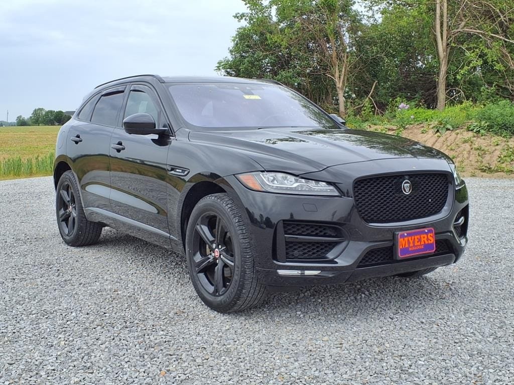 Used 2018 Jaguar F-PACE R-Sport with VIN SADCL2FX3JA249347 for sale in Bellevue, OH