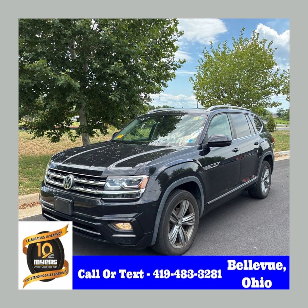Used 2019 Volkswagen Atlas 3.6L V6 SE w/Technology R-Line 4MOTION SUV