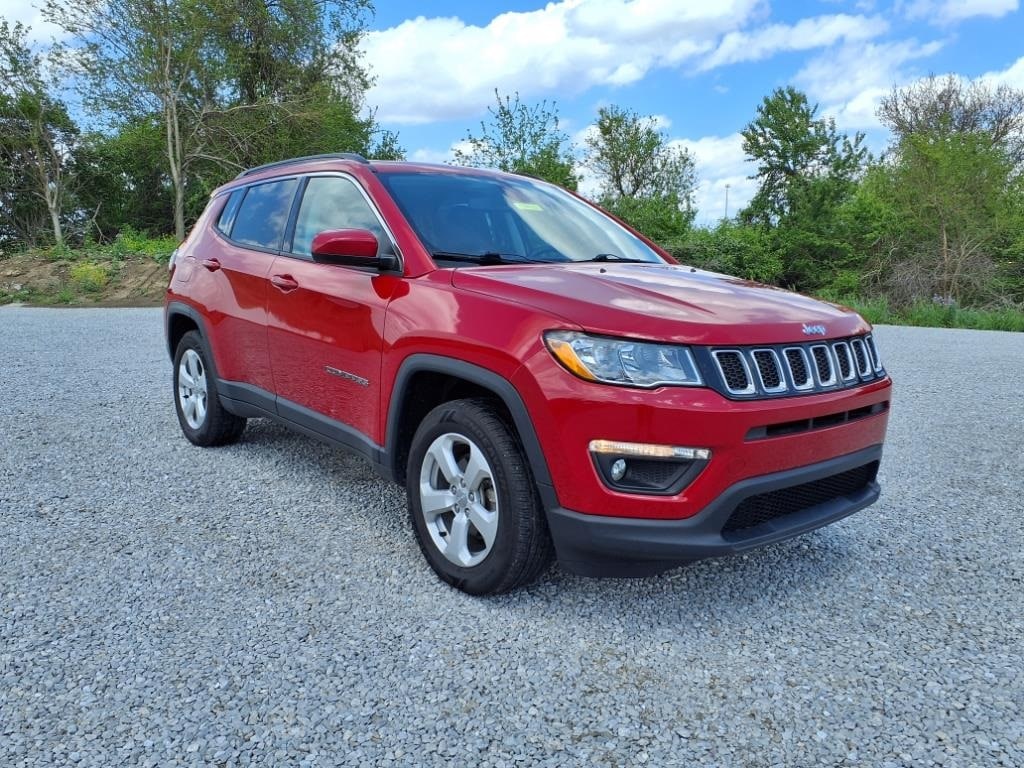 Used 2019 Jeep Compass Latitude with VIN 3C4NJDBB7KT713945 for sale in Bellevue, OH