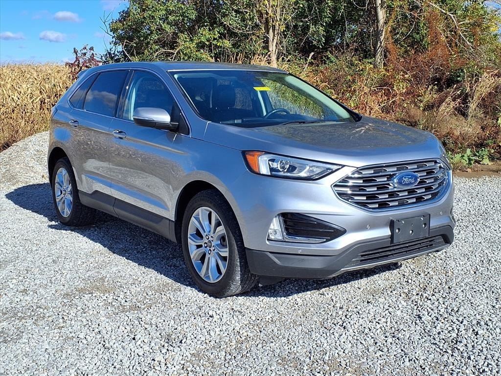 Used 2021 Ford Edge Titanium with VIN 2FMPK4K94MBA13216 for sale in Bellevue, OH