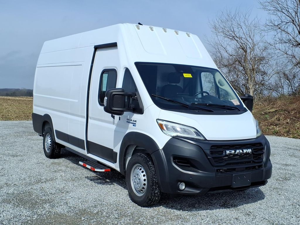 Used 2024 RAM ProMaster EV Delivery Van Base with VIN 3C6MRWAZ9RE100195 for sale in Bellevue, OH