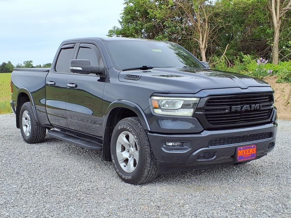 Used 2019 RAM Ram 1500 Pickup Laramie with VIN 1C6SRFDTXKN841620 for sale in Bellevue, OH