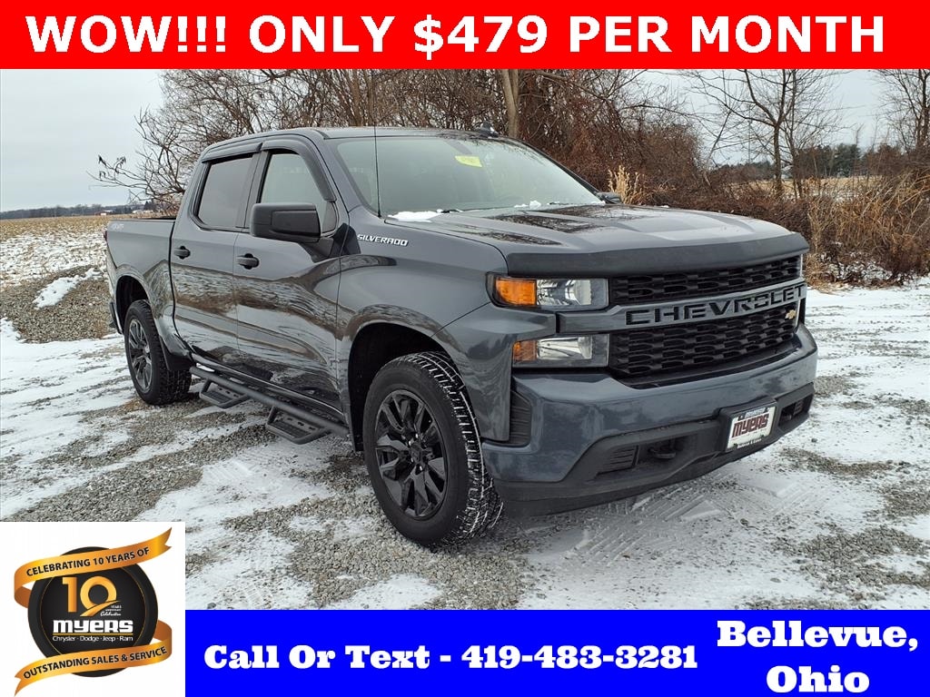 Used 2022 Chevrolet Silverado 1500 LTD Custom Truck Crew Cab
