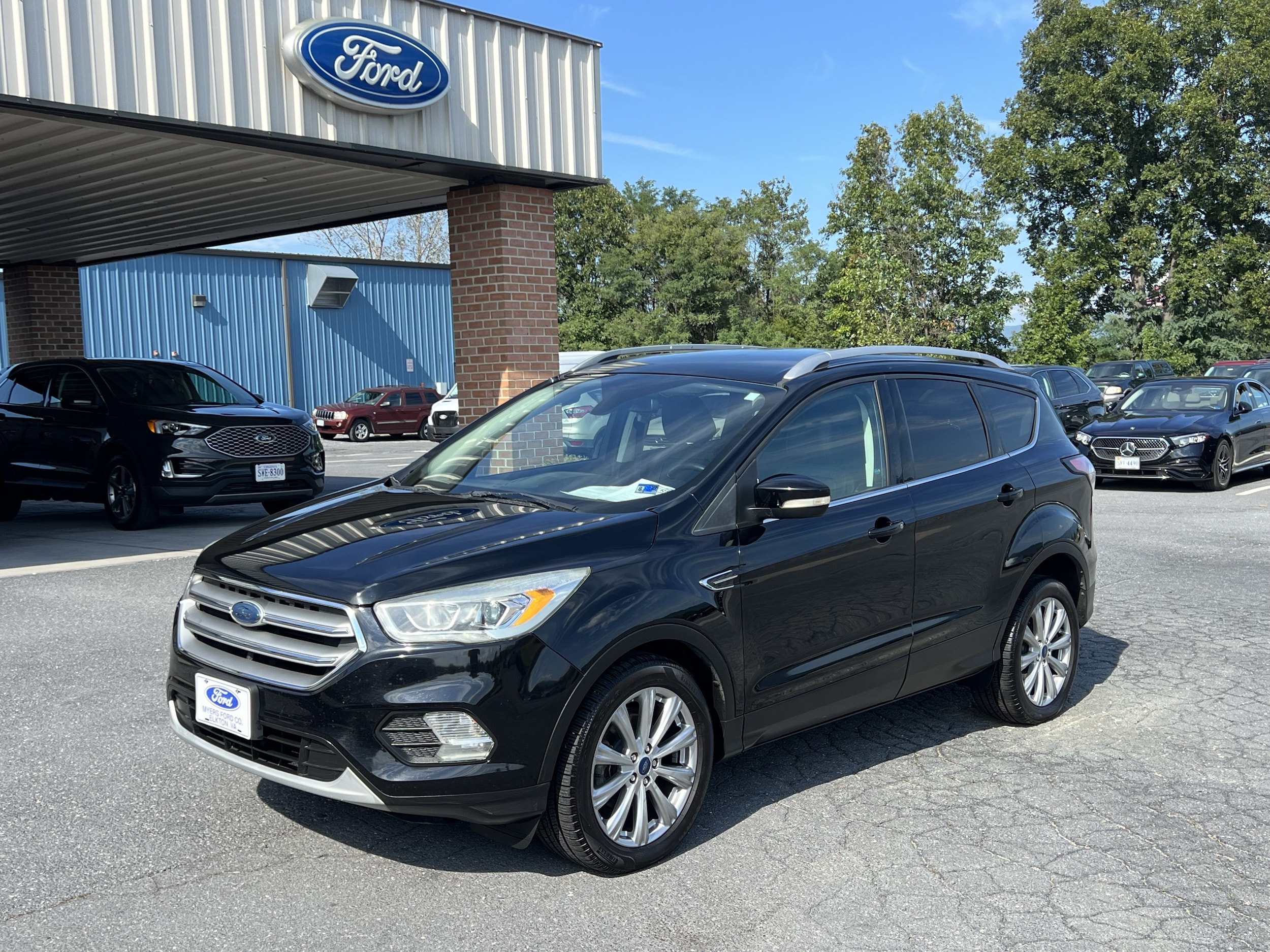 Used 2017 Ford Escape Titanium with VIN 1FMCU0JD4HUC08479 for sale in Elkton, VA