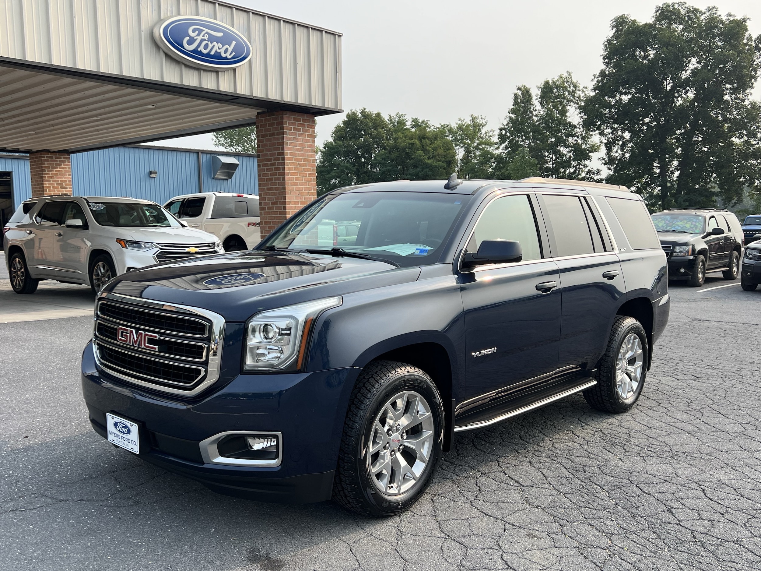 Used 2018 GMC Yukon SLT with VIN 1GKS2BKC5JR216370 for sale in Elkton, VA