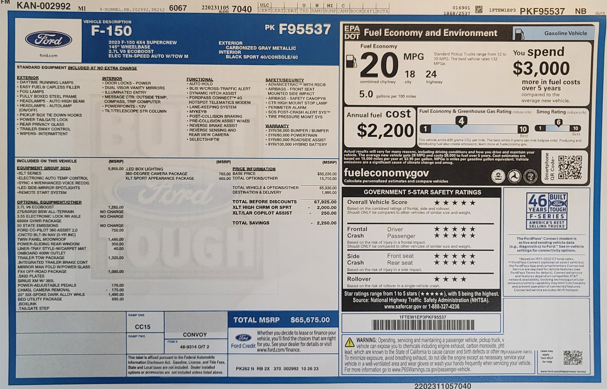 2023 Ford F-150 XLT 4x4 SuperCrew 5-1/2 Box's photo