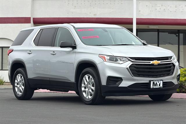 Used 2019 Chevrolet Traverse LS with VIN 1GNERFKW6KJ293293 for sale in Salinas, CA