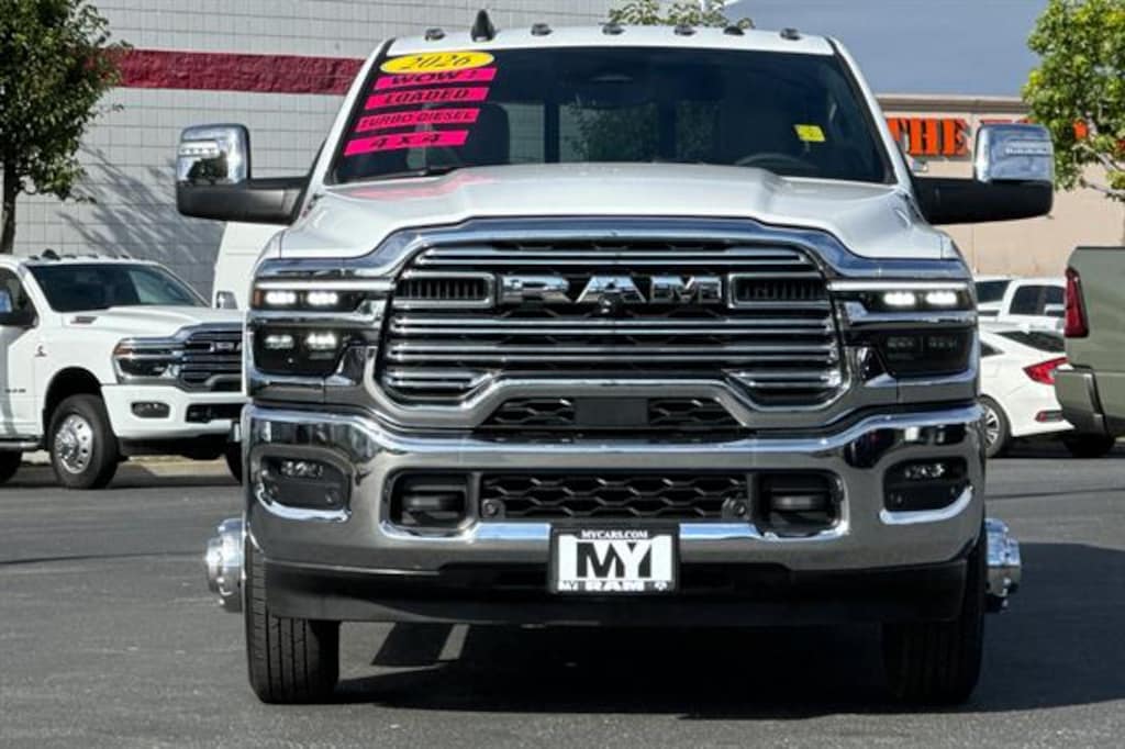 New 2026 Ram 3500 LARAMIE CREW CAB 4X4 8' BOX Pickup