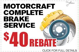 Motorcraft Complete Brake Service