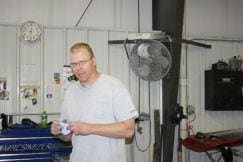 Staff member Barry McIntosh, Body Shop Technician from b2789a075949