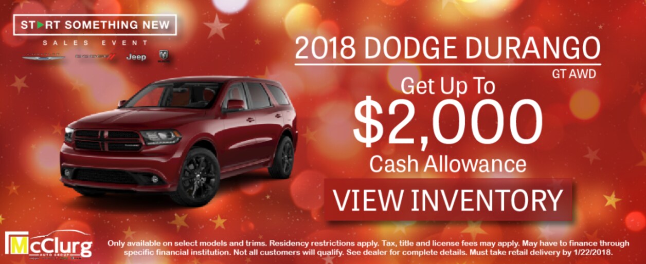 Perry, NY Chrysler Dodge Jeep Dealership McClurg Dealership