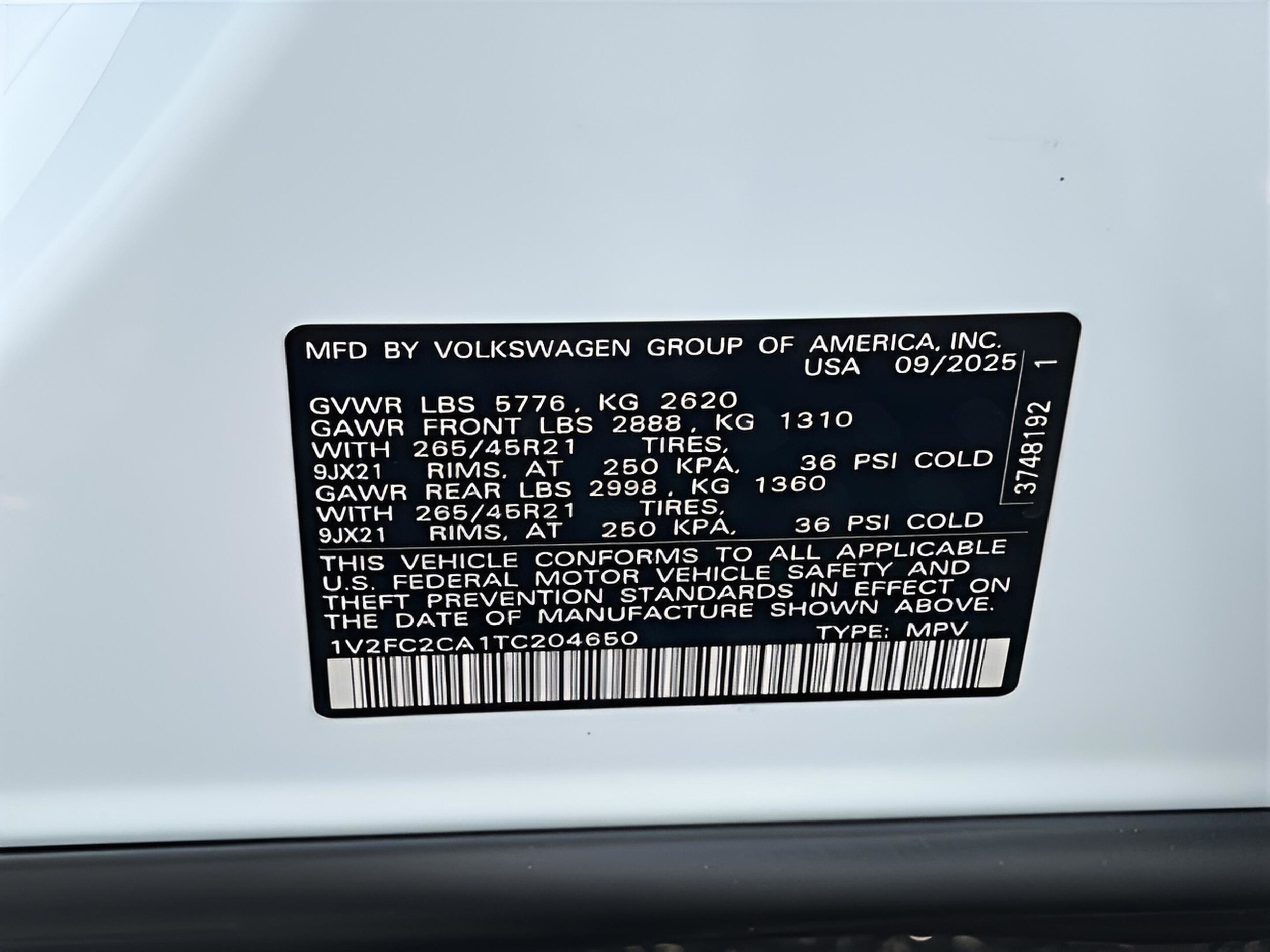 2026 Volkswagen Atlas Cross Sport SEL Premium R-LINE - Photo 20