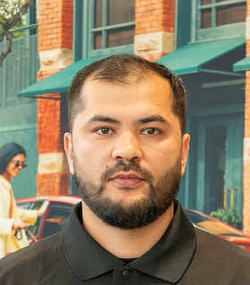Staff member Asif Akbari from ID_bda9c9