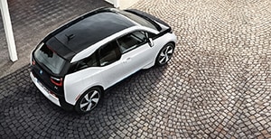 BMW i3 Aerial View