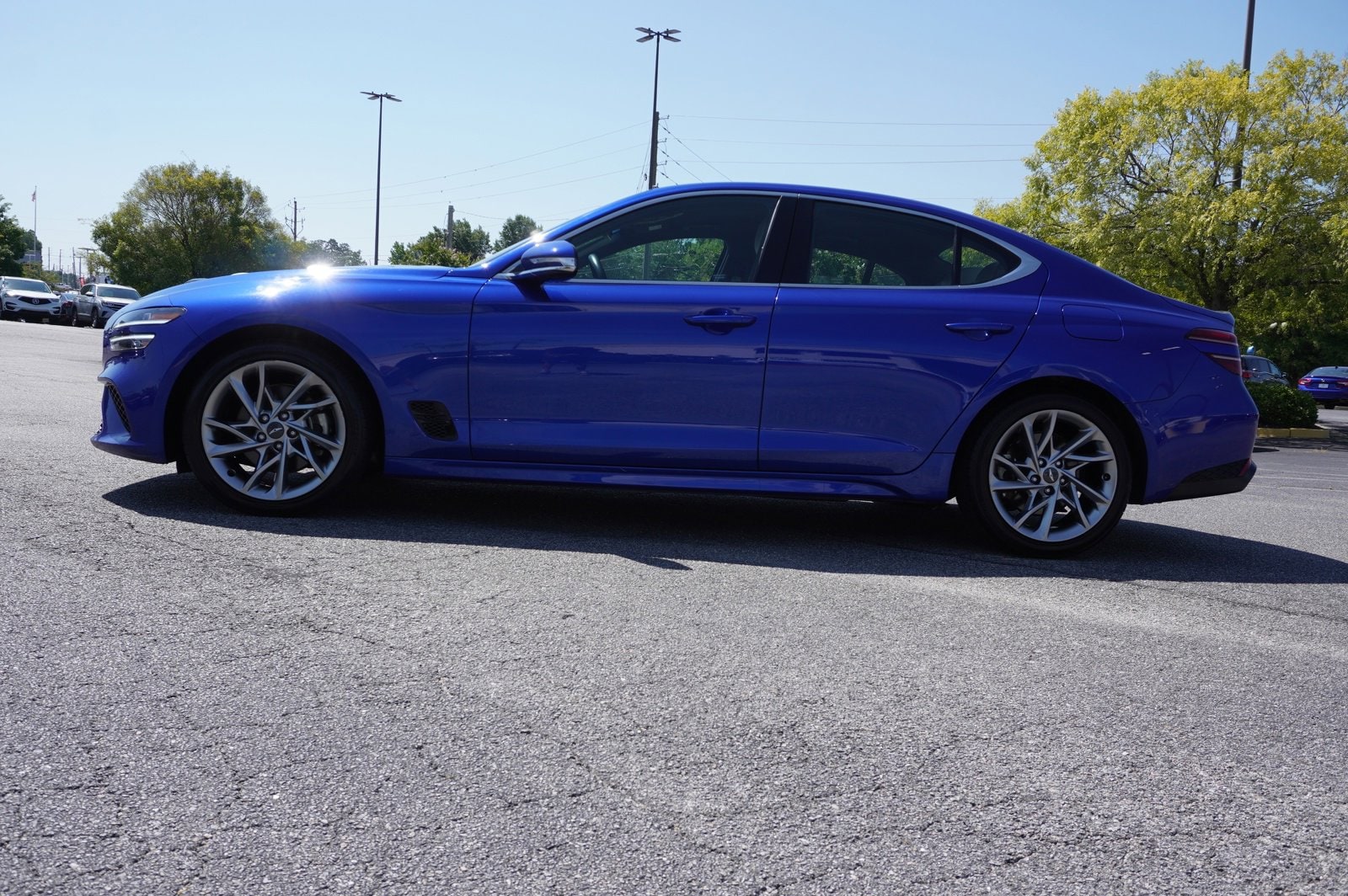 Used 2022 GENESIS G70 Standard with VIN KMTG34TA7NU092906 for sale in Union City, GA