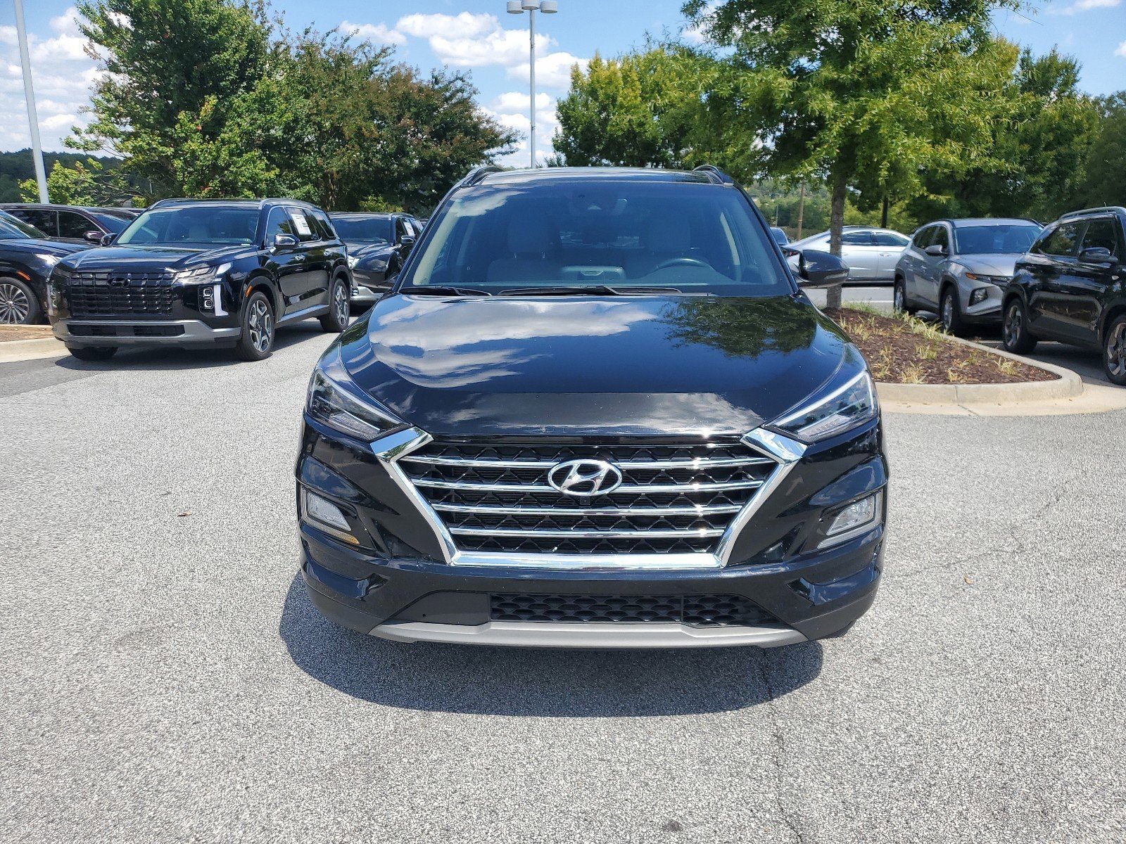 Certified 2021 Hyundai Tucson Ultimate with VIN KM8J3CAL7MU333084 for sale in Lithonia, GA