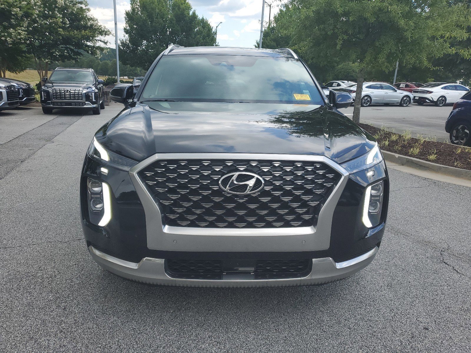 Certified 2022 Hyundai Palisade Calligraphy with VIN KM8R74HE9NU381403 for sale in Lithonia, GA