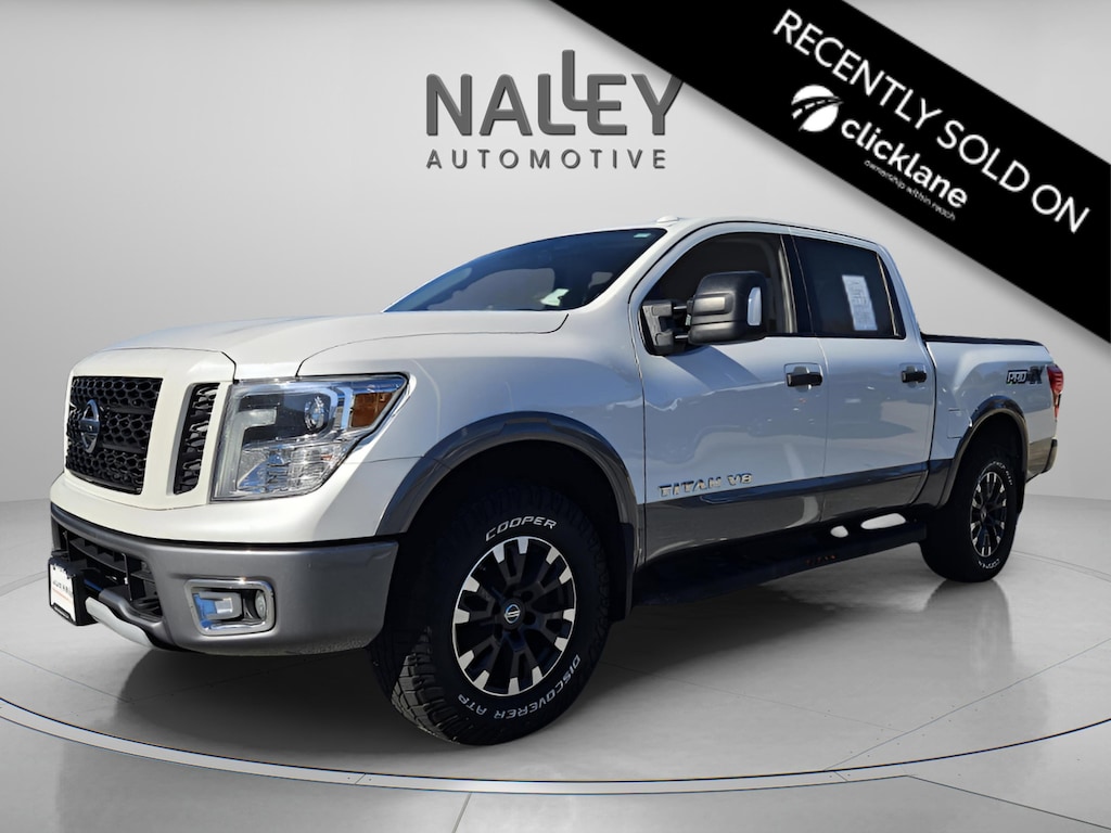 Certified 2018 Nissan Titan PRO-4X Truck Crew Cab