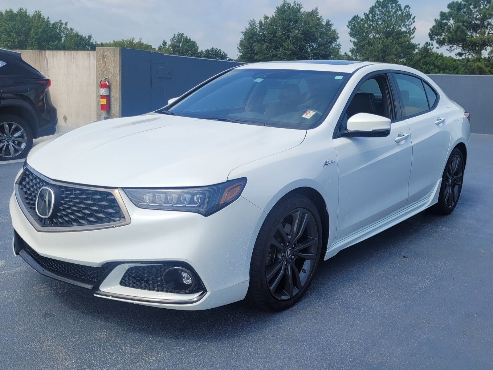Used 2020 Acura TLX Technology & A-Spec Pack RED with VIN 19UUB1F67LA009940 for sale in Smyrna, GA