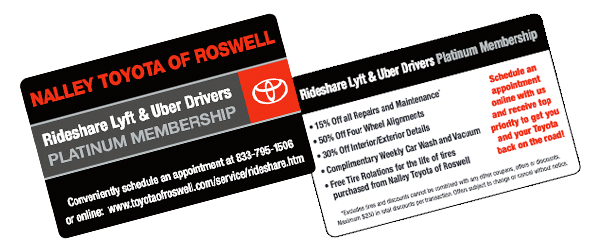 Platinum Service Member Card