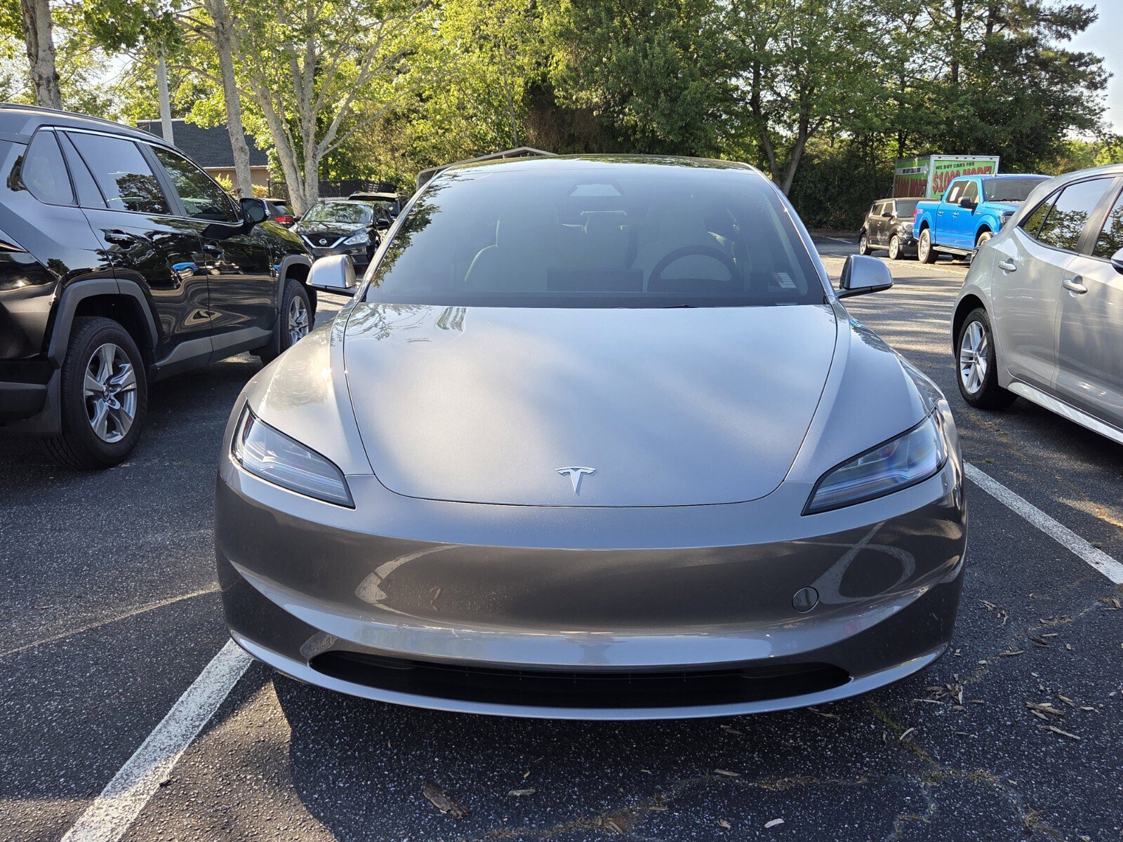 Used 2025 Tesla Model 3 Long Range with VIN 5YJ3E1EB8SF901569 for sale in Roswell, GA