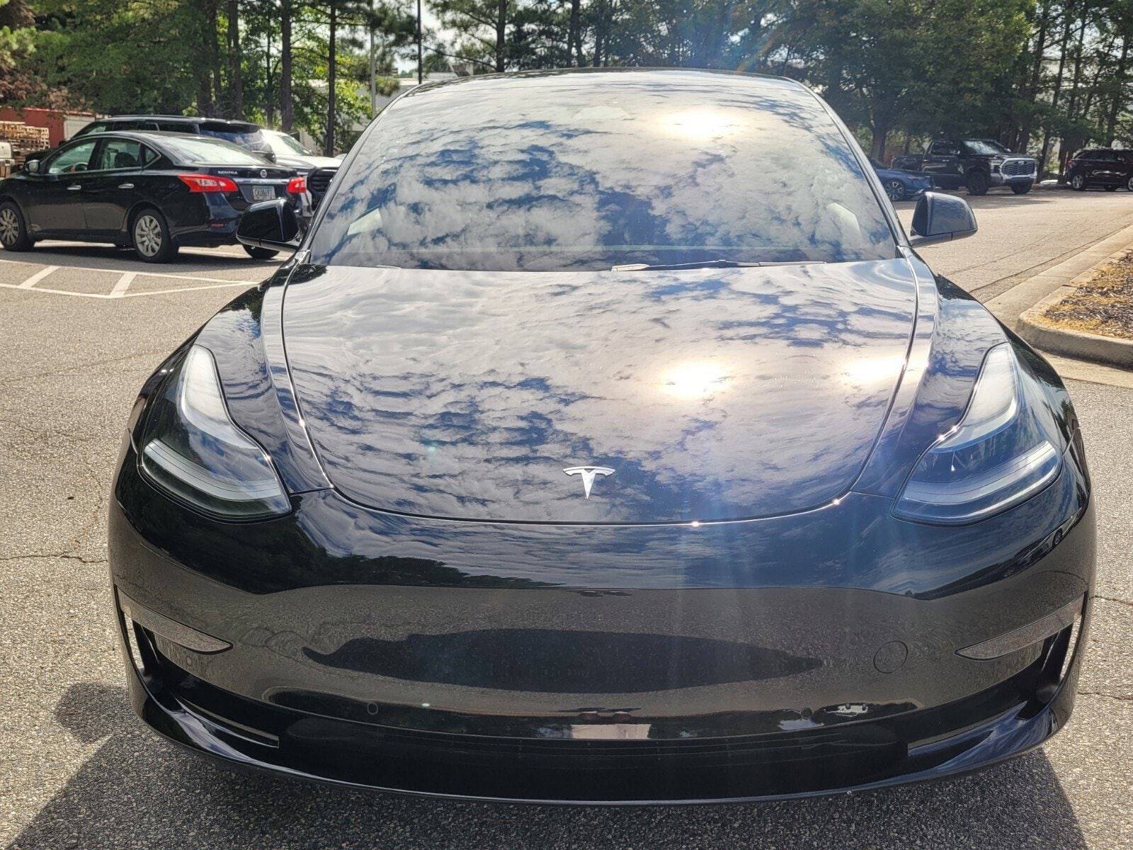 Used 2022 Tesla Model 3 Base with VIN 5YJ3E1EA5NF191963 for sale in Roswell, GA
