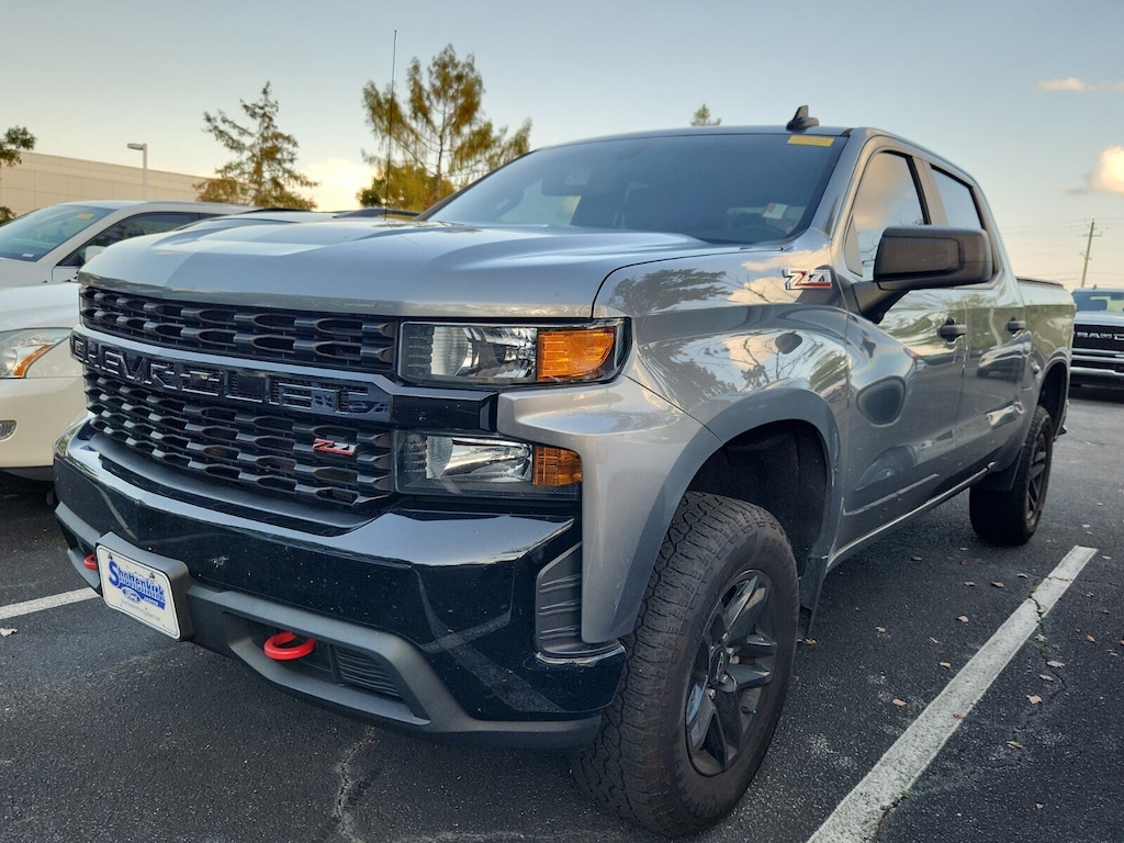Used 2020 Chevrolet Silverado 1500 Custom Trail Boss Truck Crew Cab