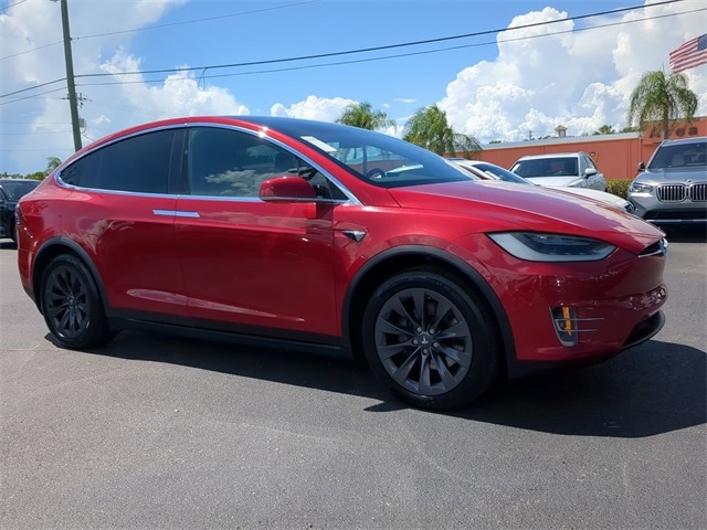 Used 2018 Tesla Model X 100D with VIN 5YJXCDE29JF087701 for sale in Naples, FL