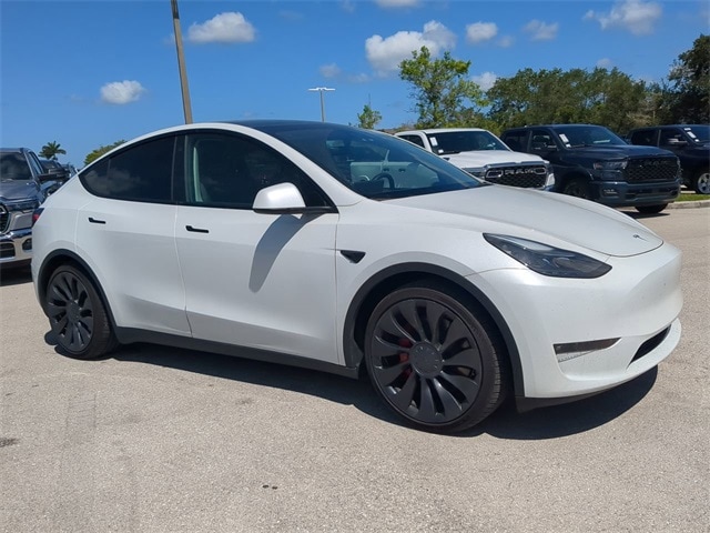 Used 2023 Tesla Model Y Performance with VIN 7SAYGDEF4PF607861 for sale in Naples, FL
