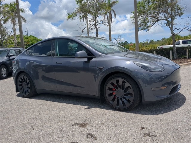 Used 2023 Tesla Model Y Performance with VIN 7SAYGDEF2PF905325 for sale in Naples, FL