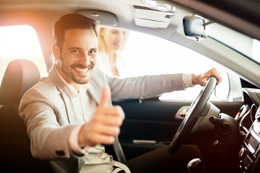 Smiling Honda Lease Return