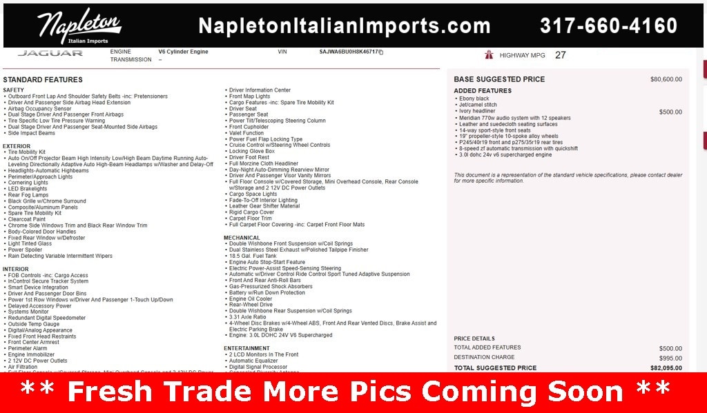 Used 2017 Jaguar F-TYPE S Coupe