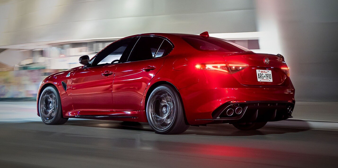 new Guilia Quadrifogio Rear