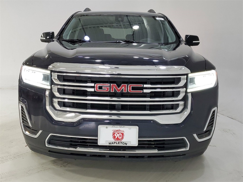 Used 2021 GMC Acadia SLE with VIN 1GKKNRLS7MZ208202 for sale in Indianapolis, IN