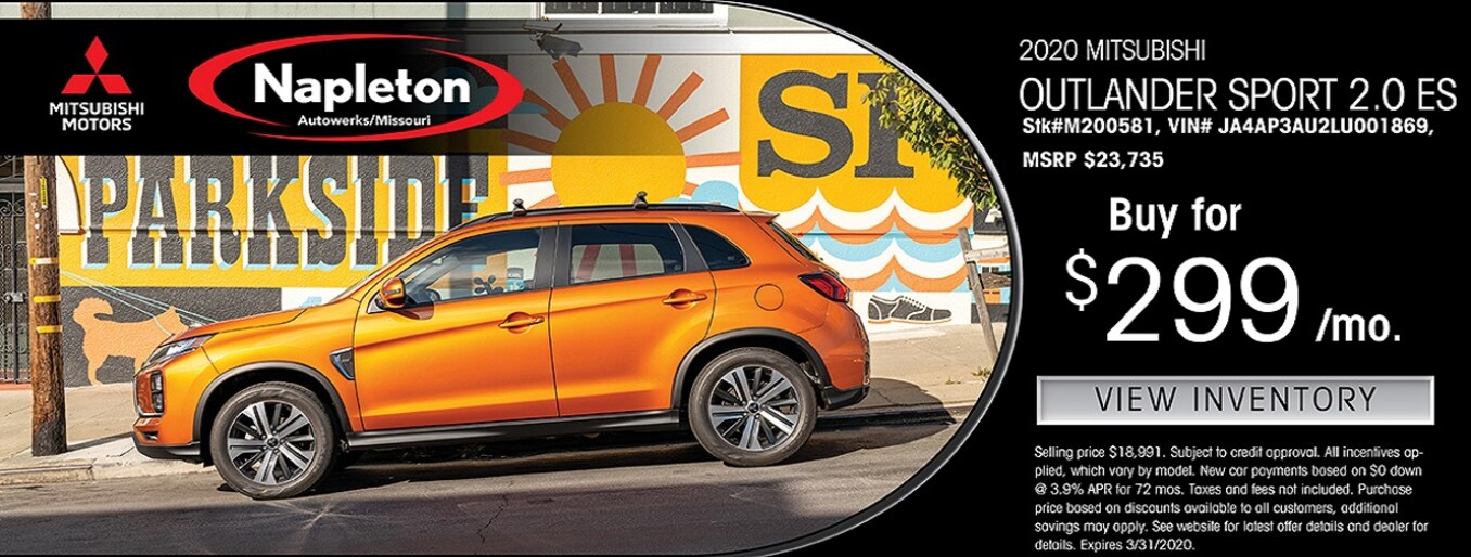 NAPLETON MITSUBISHI New Mitsubishi Dealership in SPRINGFIELD, MO