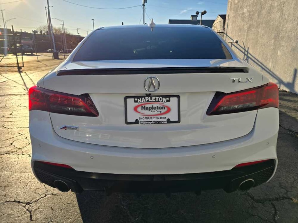 Used 2019 Acura TLX w/A-Spec Pkg Red Leather 3.5L FWD