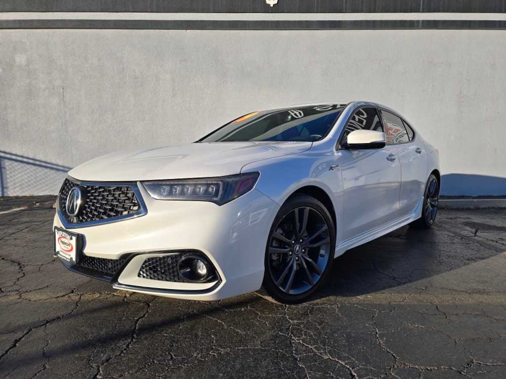 Used 2019 Acura TLX w/A-Spec Pkg Red Leather 3.5L FWD