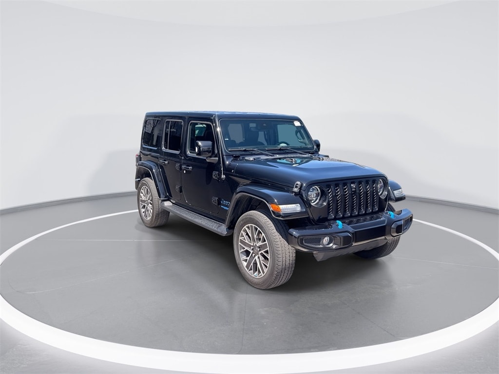 Used 2022 Jeep Wrangler Unlimited High Altitude 4XE with VIN 1C4JJXP61NW220658 for sale in Indianapolis, IN