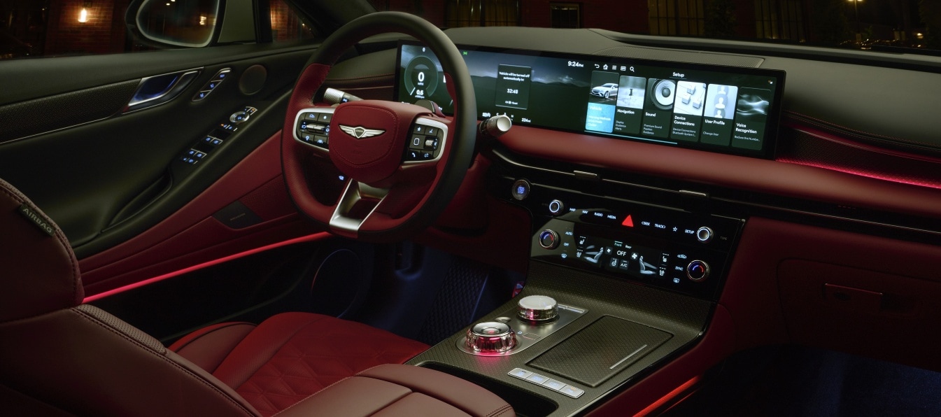 Inside the G80 G80 interior