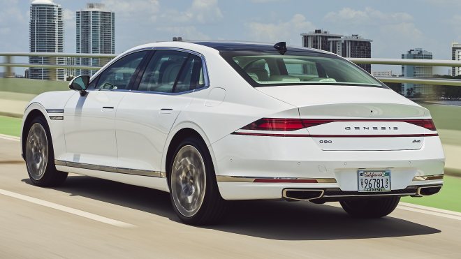 New G90 Rear Shot Genesis G90 Carmel