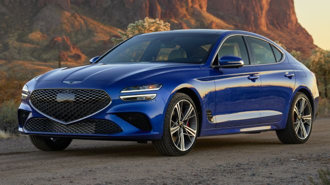 New G70 Front Shot Genesis G70 compact luxury sedan