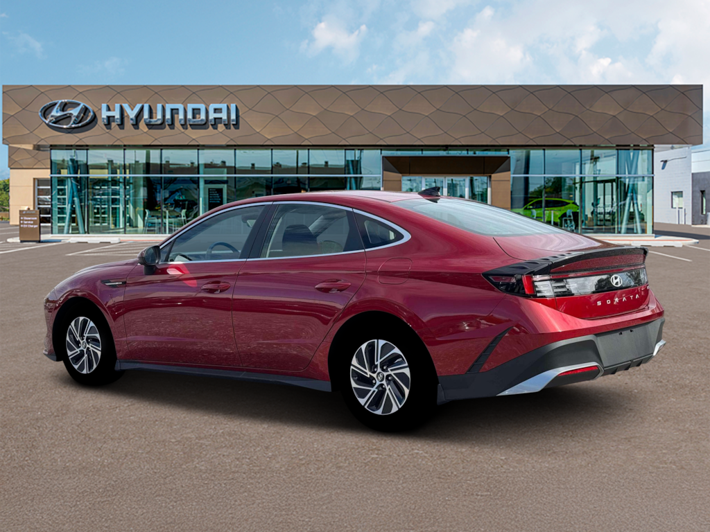 New 2026 Hyundai Sonata Hybrid Blue Sedan