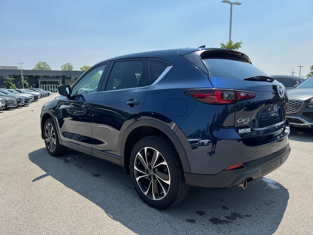 Used 2022 Mazda CX-5 S Premium package with VIN JM3KFBDMXN0610535 for sale in Indianapolis, IN