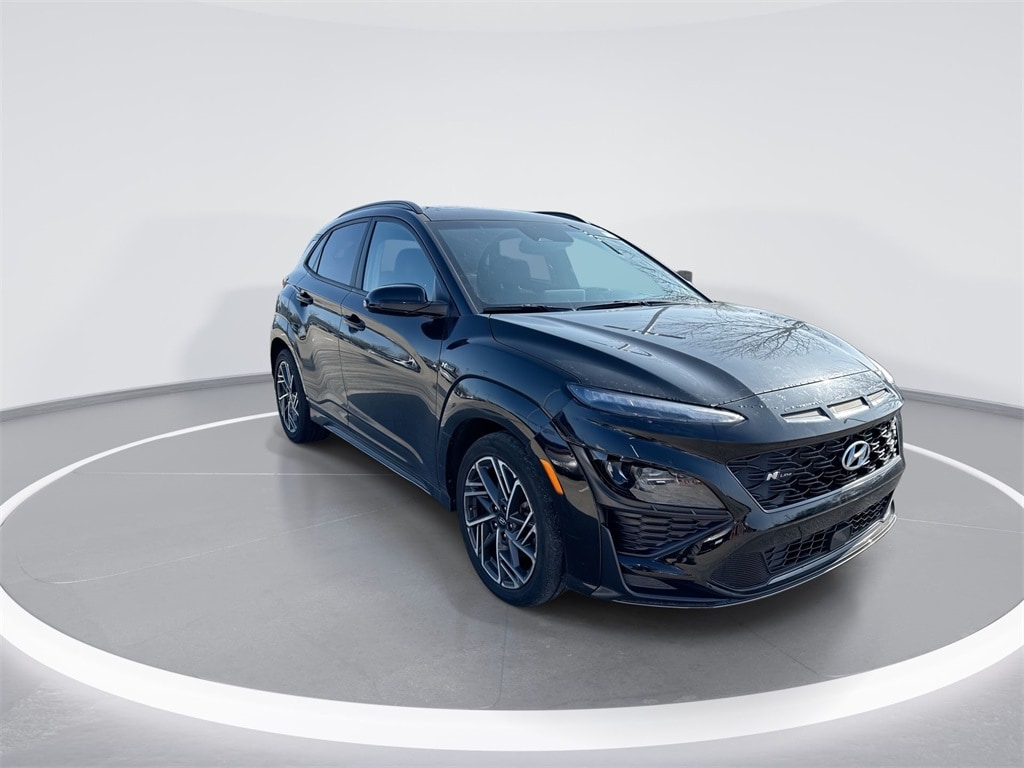 Used 2022 Hyundai Kona N Line with VIN KM8K3CA33NU895750 for sale in Indianapolis, IN
