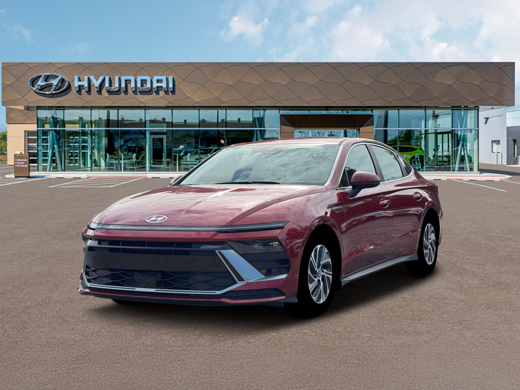 New 2026 Hyundai Sonata Hybrid Blue Sedan