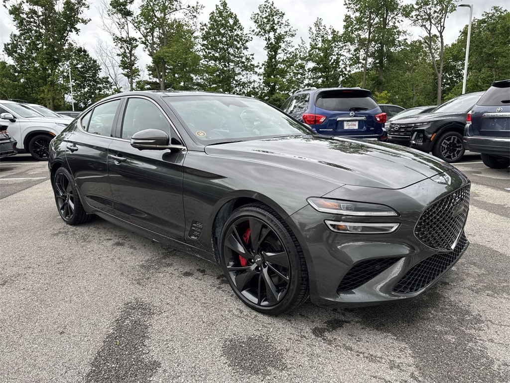 Used 2023 GENESIS G70 Standard with VIN KMTG54TE7PU109431 for sale in Indianapolis, IN