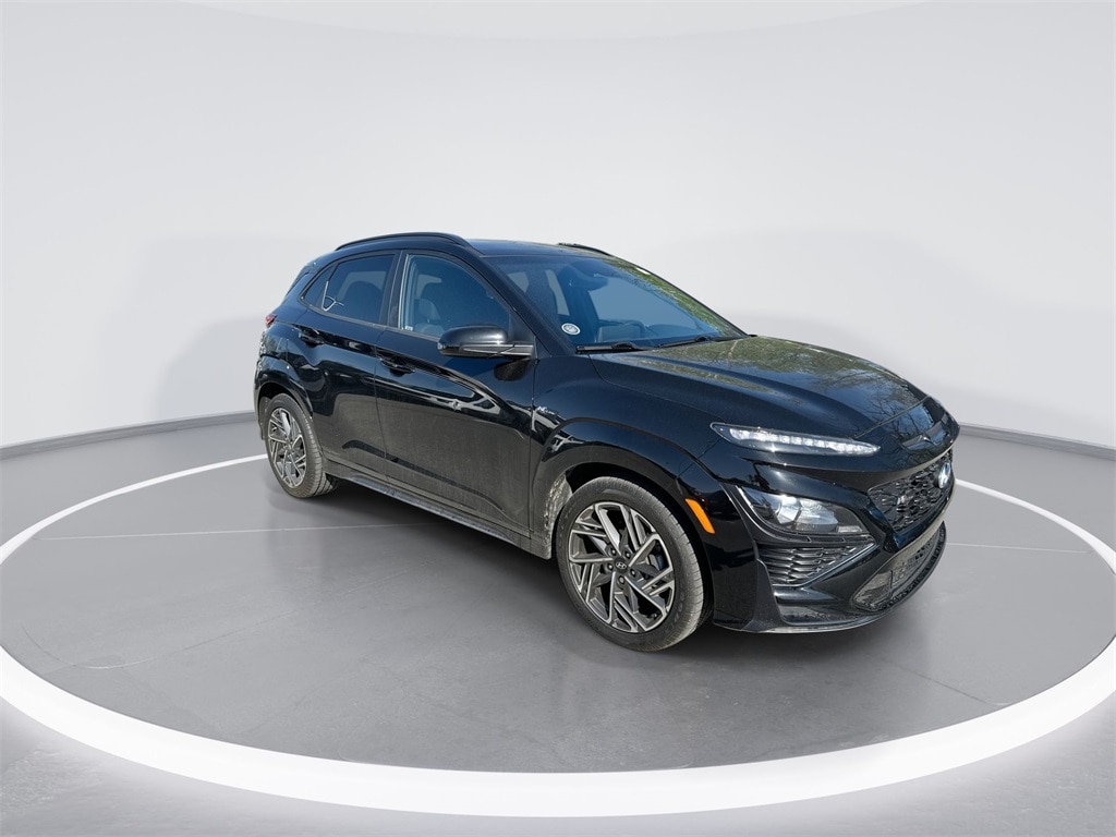 Used 2022 Hyundai Kona N Line with VIN KM8K3CA31NU907491 for sale in Indianapolis, IN