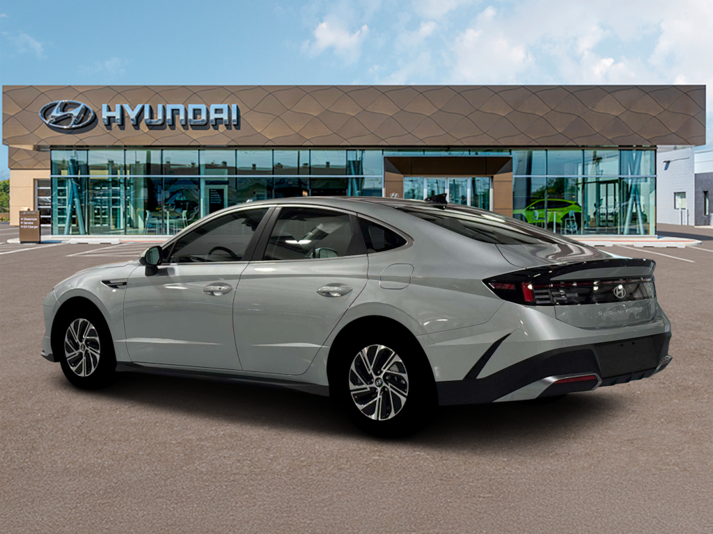 New 2026 Hyundai Sonata Hybrid Blue Sedan