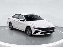 2025 Hyundai Elantra Hybrid Blue Sedan